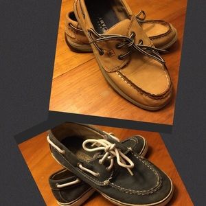 2 for 1 Sperry Top Sider Leather and cloth Boys